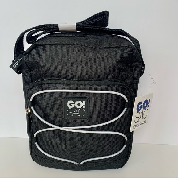 NWT Go Sac Black Crossbody Bag - Picture 9 of 9